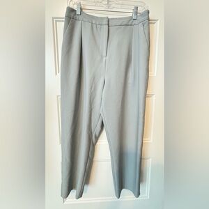 Topshop Cropped Pleated Trousers Size 8
